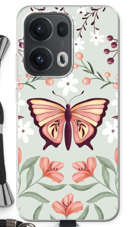 Butterfly in a floral world