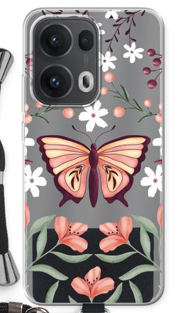 Butterfly in a floral world