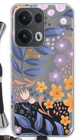 Flowers with blue leaves