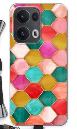 Hexagons in stained glass