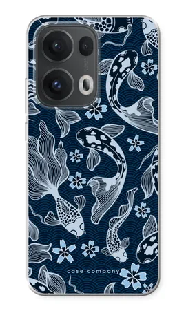 Midnight Koi, Miękkie etui Oppo Reno13 Pro