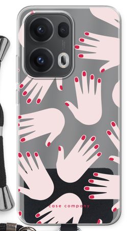 Hands pink