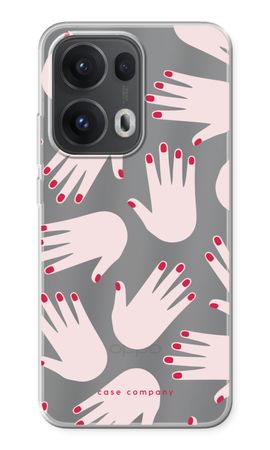 Hands pink