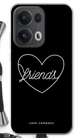 Friends heart black