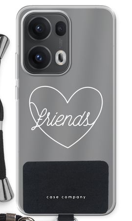 Friends heart pastel