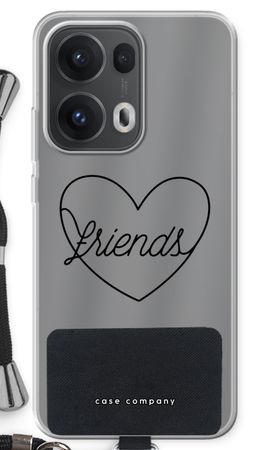 Friends heart black