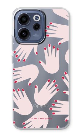 Hands pink