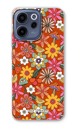 Retro Flowers - Red
