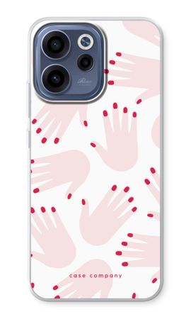Hands pink