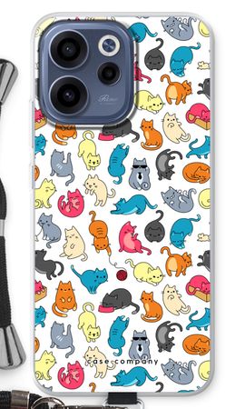 Colourful cats