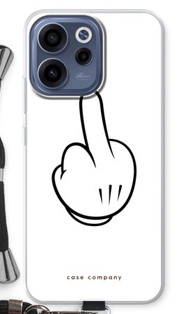 Middle finger white