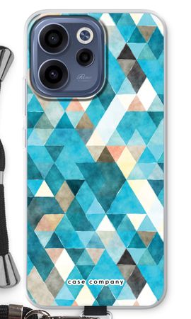 Coloured triangles blue