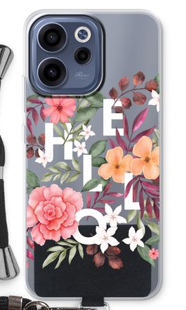 Hello in flowers