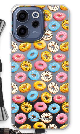 Rosafarbene Donuts