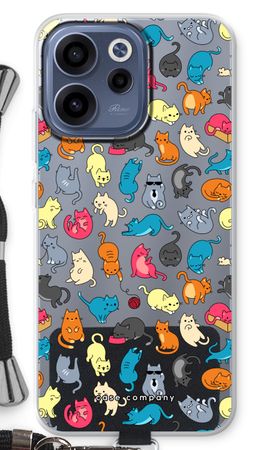Colourful cats