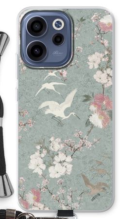 Blüte der japanischen Kranichvögel