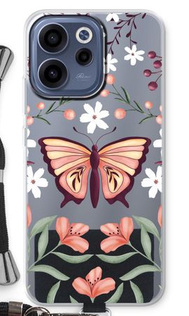 Butterfly in a floral world
