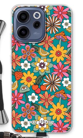 Retro Flowers N°2 - Blue