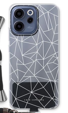 Geometric lines white