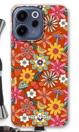 Retro Flowers - Red
