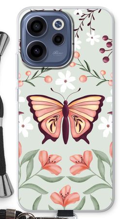 Butterfly in a floral world