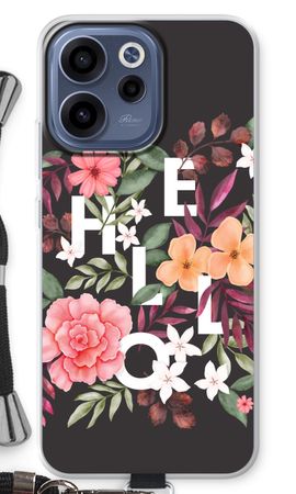 Hello in flowers