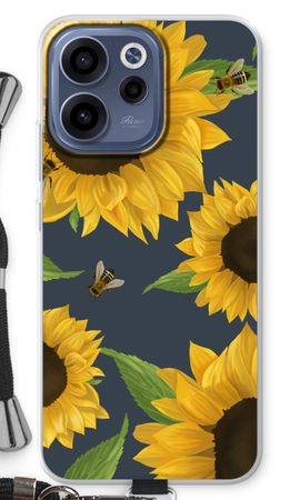 Sunflower and bees