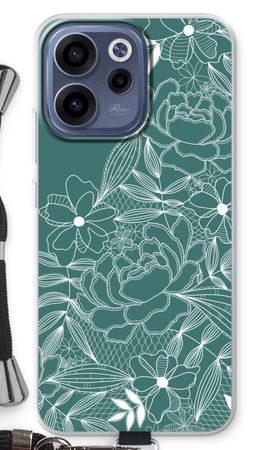 Flowers in lace