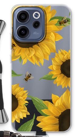 Sunflower and bees