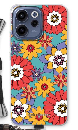 Retro Flowers - Blue