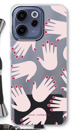 Hands pink