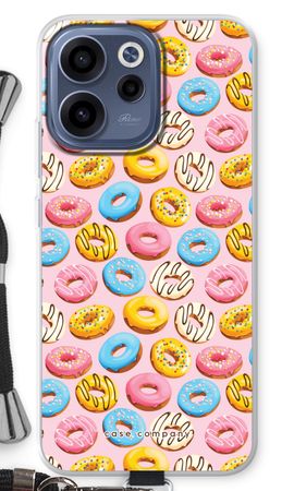 Rosafarbene Donuts