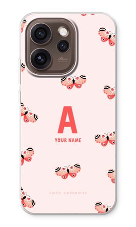 Rosy Butterflies Monogram