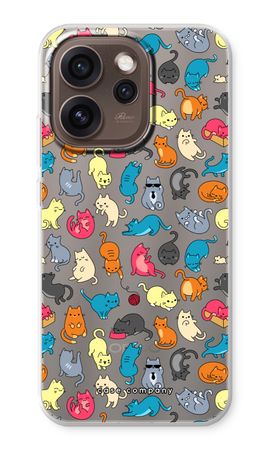 Colourful cats