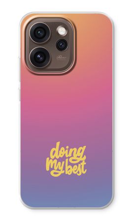 Doing my best