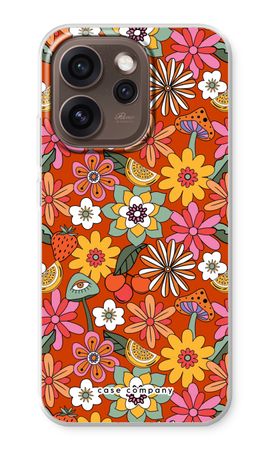 Retro Flowers - Red
