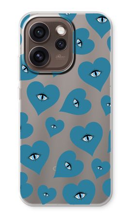 Blue heart eyes