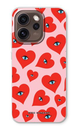 Red heart eyes
