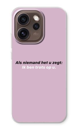 Ik ben trots op u