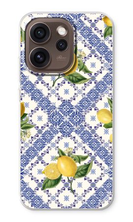 Blue tiles and lemons