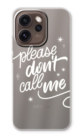 Don't call
