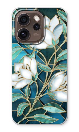 Fiori di vetro colorato blu