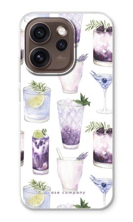 Violet cocktails