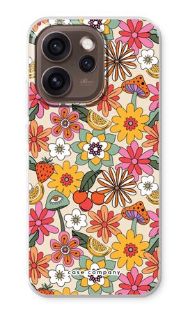 Retro bloemen N°2 - Geel