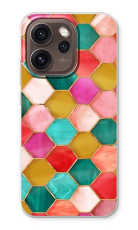 Hexagons in stained glass