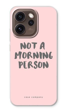 Morning person