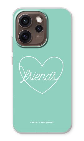 Friends heart pastel