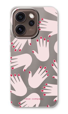 Hands pink