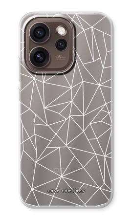 Geometric lines white