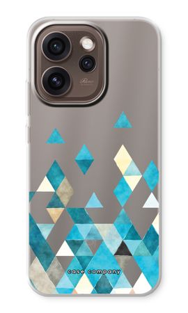 Coloured triangles blue